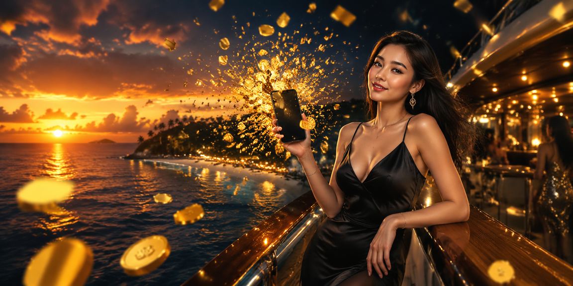 Người dùng tại Phú Quốc trải nghiệm casino trực tuyến trên điện thoại di động tại bãi biển